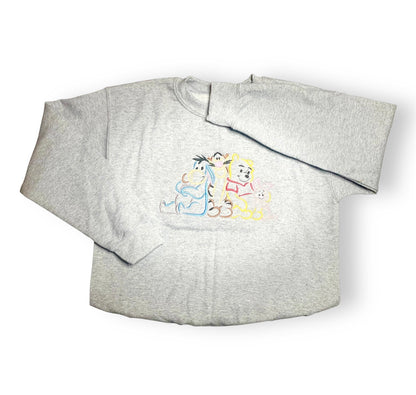 Youth Sweatshirt with Winnie The Poo and Friends Embroidered Design