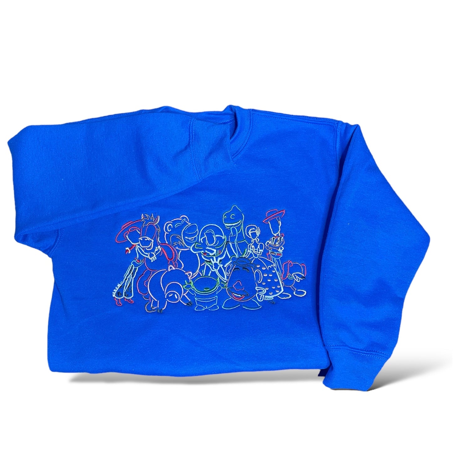 Youth Sweatshirt with Embroidered Toy Story Friends Design
