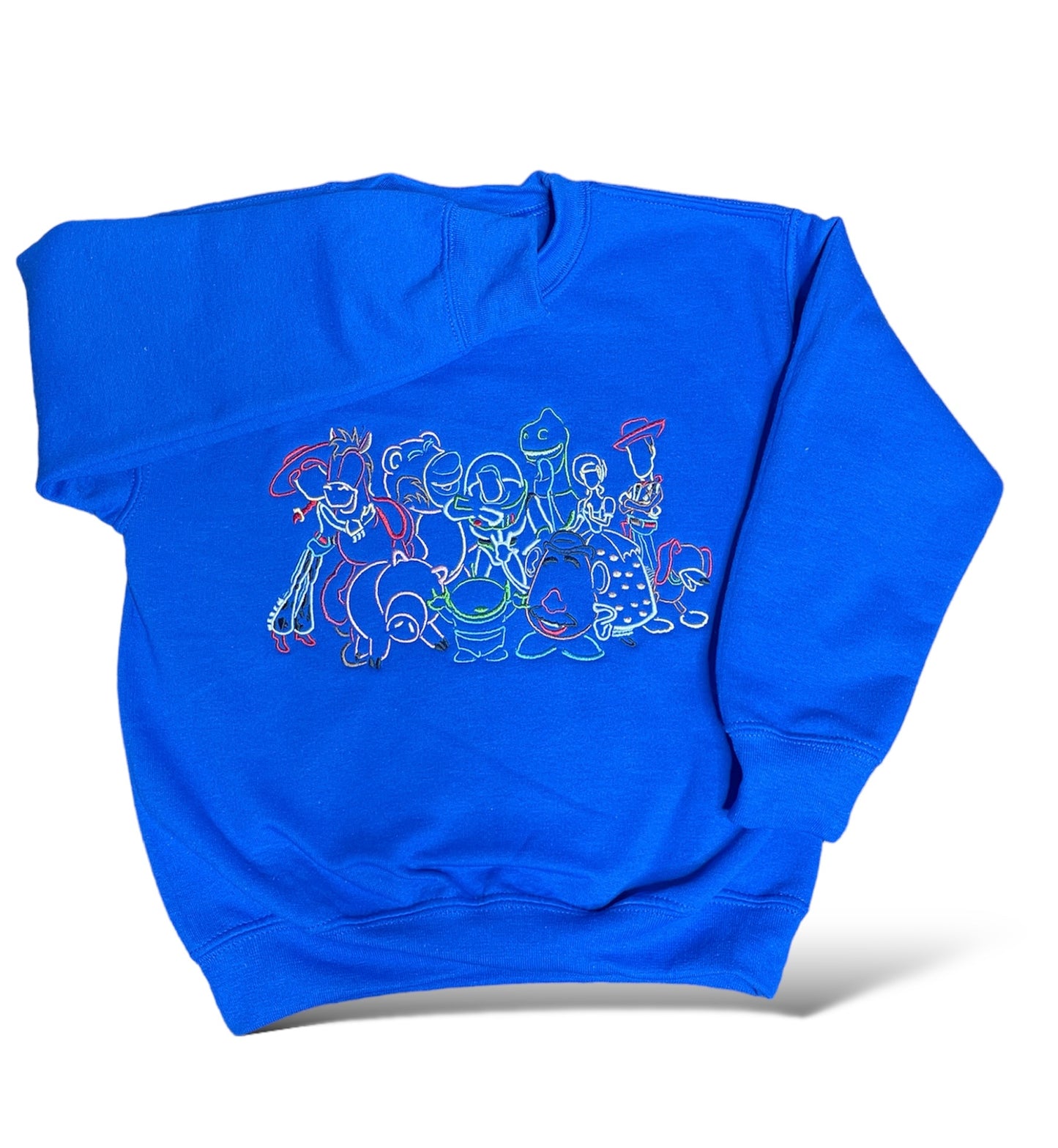 Youth Sweatshirt with Embroidered Toy Story Friends Design